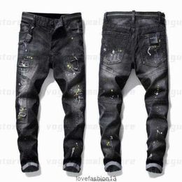 Mens Cool bootcut jeans Stretch Designer Jeans Distressed Ripped Biker Slim Fit Washed Motorcycle Denim Men s Hip Hop Fashion Man Pants