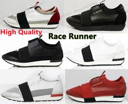 Race Runner Fashion Designer Casual Shoes Sneaker Men Women Genuine Leather Mesh pointed Shoes Mesh Breathable Sports Outdoors Trainers Sneakers 36-46 Y8NC#