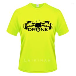 Men's T Shirts Est For Guys O-Neck Short Sleeve Regular Mens Top Quality Men Drone Racing UAV Hip-Hop Black Tee Shirt