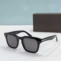 0751 Shiny Black Smoke Sunglasses for Men Dax Glasses gafas de sol Designers Sunglasses UV400 Eyewear with Box