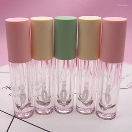 Storage Bottles 100Pcs 3.5ml Mini Lip Gloss Tube Empty Plastic Clear Glaze Tubes Small Sample Cosmetic Packing Container
