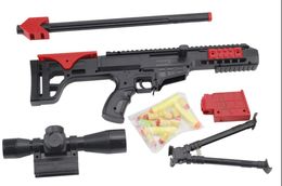Manual soft bullet gun can fire EVA foam bullets Children's toy gun Barrett sniper gun