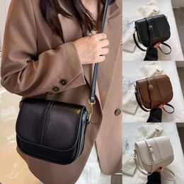 Evening Bags Retro Saddle Crossbody For Women Trends Handbags And Purses Small Leather Shoulder Bag Fashion Messenger
