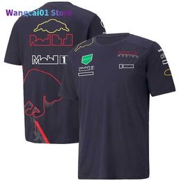 wangcai01 Men's T-Shirts 2022 new formula one racing suit casual breathab quick-drying suit f1 custom team suit plus size top 0307H23