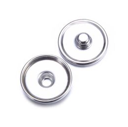 Clasps Hooks 18Mm Noosa Ginger Snap Base Interchangeable Accessories For Jewelry Button Drop Delivery Findings Components Dhbro