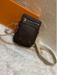 2022 Luxury wallet mobile phone bag Adjustable shoulder strap card bag M80746