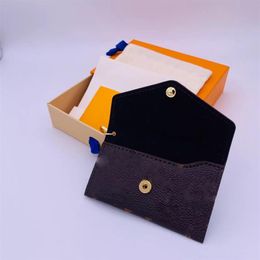 21 Fashion Designer Letter Wallet Keychain Keyring Fashion Purse Pendant Car Chain Charm Brown Flower Mini Bag Trinket Gifts Acces266s