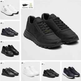 23S/S BF Gift Prax 01 Men Sneaker Shoes Brushed Leather Trainers Man Technical Rubber Re-Nylon Sports Lug Sole Casual Walking EU35-46