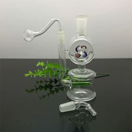 Hookahs Classic exterior Philtre windmill glass cigarette kettle Glass Bongs Oil Burner Pipes