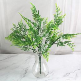 Decorative Flowers 7-prong Artificial Adiantum Household Products Vase Family Decoration Wedding Accessories Remove Fake Plants