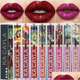 Lip Gloss Cmaadu 8 Colours Shimmer Liquid Tint Glitter Toning Waterproof Long Lasting Lipgloss Mate Beauty Drop Delivery Health Makeup Dh5Jn