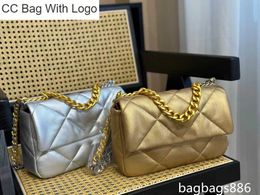 CC Bag Other Bags Classic women 19 bag classical clamshell packages sheepskin series giant designer bag retro metal chain in gold and silver leather straps incl