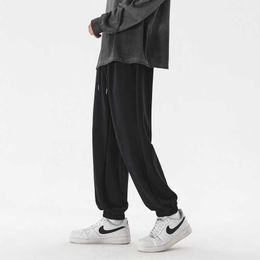 Men's Pants Sweatpants Mens Pants Male Korean Man Loose Harajuku Black Casual Pants Streetwear Sport Trousers Joggers Oversize Sports Z0306