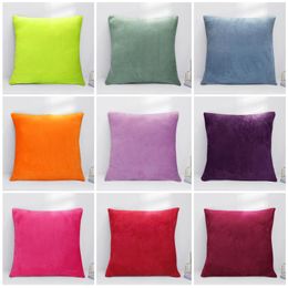 Pillow /Decorative 1 Piece 45 45cm Plush Fabric Thick Cover Case Covers Sofa Slipcovers Furniture Bedding Set