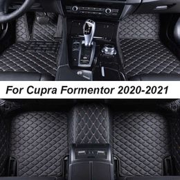 Car Floor Mats For Cupra Formentor 2022 DropShipping Center Auto Interior Accessories Leather Carpets Rugs Foot Pads R230307