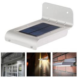 LED Solar Walls Lamps Sensor Outdoor Wall Lamp Night Lights Motion Control Security Garden Porch Courtyard Villas Park Free Ship crestech168