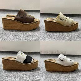 2023 designer Sandals Slippers Womens thick soles Flat Woody Mules Desert Black White pink blue yellow beige indoor Outdoor beach home Slipper Slide Slider Sandal