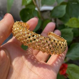 Bangle Dubai Bangles For Women Middle East Gold Ethiopian Saudi Arabia Mesh Bracelets Wedding Jewelry African Gifts