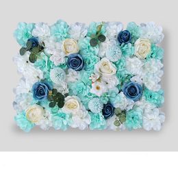 Simulation flower wall people fake flower rose hydrangea three-dimensional background wall wedding wedding decoration flower row