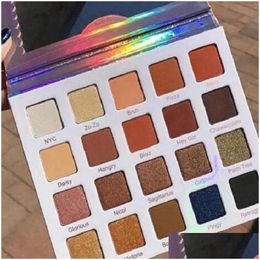Eye Shadow 20 Colour Hashtag/Holy Grail/Nicol Concilio Pro Eyeshadow Palette Limited Edition Natural Pressed Pigmented Cosmetics Drop Dhzab