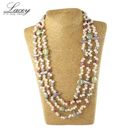 Pendant Necklaces Pearl jewelry long real natural freshwater pearl necklace wedding women mother 190cm200cm girl gifs 230307