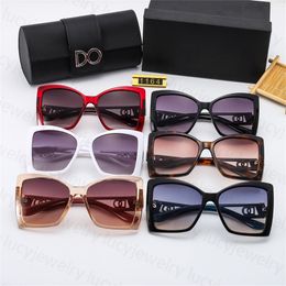Luxus Sonnenbrille Mode Sonnenbrille Frauen Herren farbenfrohe Brille adumbral 6 Farbe Optional276c