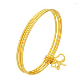 Bangle LosoDo Ladies' Japanese And Korean Original Retro Tassel Fine Coil Fashion Bracelet Exquisite Jewellery