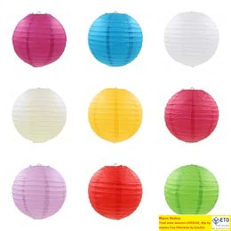 Mid Autumn Festival Paper Lanterns For Wedding Birthday Festival Party Decoration Lantern Chinese Style Many Colors
