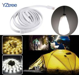 Franja LED impermeable portátil de Yztree 15M DC5V USB USB Flexible SMD 2835 LED de cuerda LED para campamento al aire libre Lámpara de linterna de senderismo11015551