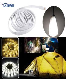Yztree Portable Impermeável LED tira 15m DC5V USB Flexível SMD 2835 LEVA LED LUZ para camping ao ar livre Lanterna da tenda LAMP1087738