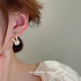 Cute Rabbit Drop Earrings for Charm Women Girls 2023 Fashion Korea Silver Needle Spring And Summer Earrings Heart Bowknot Ear Studs Jewellery