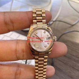Luxury Women Watches Big Magnifier 179171 179174 179175 26mm Sapphire Glass Mechanical Automatic Gold Steel Bracelet Ladies Watch 310M