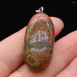 Charms Natural Semi-precious Stone Pendant Irregular Unakite For DIY Jewellery Making High Quality Gift