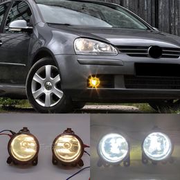 Car Auto Parts Fog Lights Lamps Grilles cover and wire For Golf 5 A5 MK5 R32 2004 2005 2006 2007 2008 2009 Halogen LED