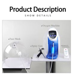 Beauty Items O2toDerm Oxygen Facial Facial Mask Machine Jet Peel Pure Oxygen Skin Rejuvenation Dome