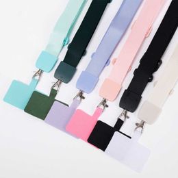 Cell Phone Straps Charms Adjustable Strap DIY Mobile Rope Anti-Lost Neck Crossbody Nylon Lanyard Soft Hanging Cord for