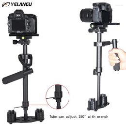 Tripods YELANGU Professional DSLR Camera Tripod Handheld Stabiliser Minicam Steadicam S60N Video Steady Camcorder Cam Glidecam