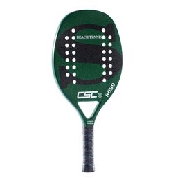 Tennis Rackets Professional Carbon and Glass Fibre Beach Tennis Racket Soft Face Tennis Racquet Cover High Quality Padel Racket With Bag 230307