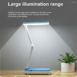 Table Lamps Foldable Solar Powered Night Light 4500K-6000K 26 LED Bedside Desk Lamp 2 Gears USB Charging Eye Protection