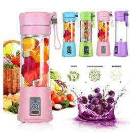 Portable Vegetable Tools Blender USB Mixer Electric Juicer Machine Smoothie Blender Mini Food Processor Personal Lemon Squeezer Orange Juicer