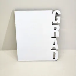 2023 Sublimation Blank Grad Photo Frame Party Supplies Graduation Gifts Sublimation MDF Hardboard Photo Frame Personalised Picture