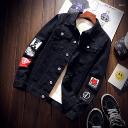 Men's Jackets Denim Jacket Men's Spring And Autumn 2023 Casual Men Clothes Teenagers Slim Boys Brand Tooling Coat