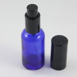 Storage Bottles 100pcs Cosmetic Pump Bottle 100ml Blue Empty Hand Pressure Sprayer Wholesale