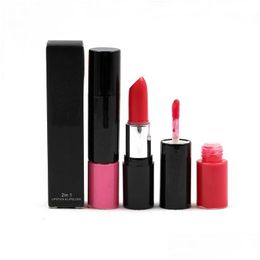 Lipstick 2 In 1 And Lipgloss Makeup Rouge A Levre Nutritious Easy To Wear 10 Colour Lips Beauty Drop Delivery Health Dhygp