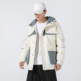 Men's Down Jackets And Coats Men Winter Good Quality Hooded Casual Warm Parkas Loose Size 5XL