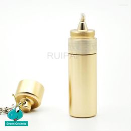 Watch Repair Kits No.6418 Portable Mini Aluminium Alloy Golden Round Alcohol Lamp For Watchmakers