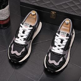 Men Retro Casual Shoes Korean Version Mesh Breathable Sneakers Trend Fashion Versatile shoes Men Shoes D2a37