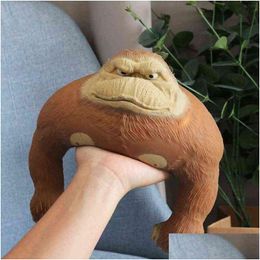 Christmas Toy Supplies Big Nt Spongy Squishy Fidget Orangutan Tt Influencer Elastic Monkey Anti For Adt And Children Soft Fun Gift Dhchi