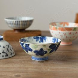 Bowls Japanese Style Bowl Personality Styles Ceramic Classic Ramen Fruit Vegetable Salad Soup Tableware Set