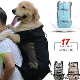 Dog Travel Outdoors Breathable Bag Portable Pet Outdoor Backpack Reflective Bags for Cats French Bulldog Accessories 230307